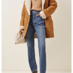 Nili Lotan Noelle Shearling coat M